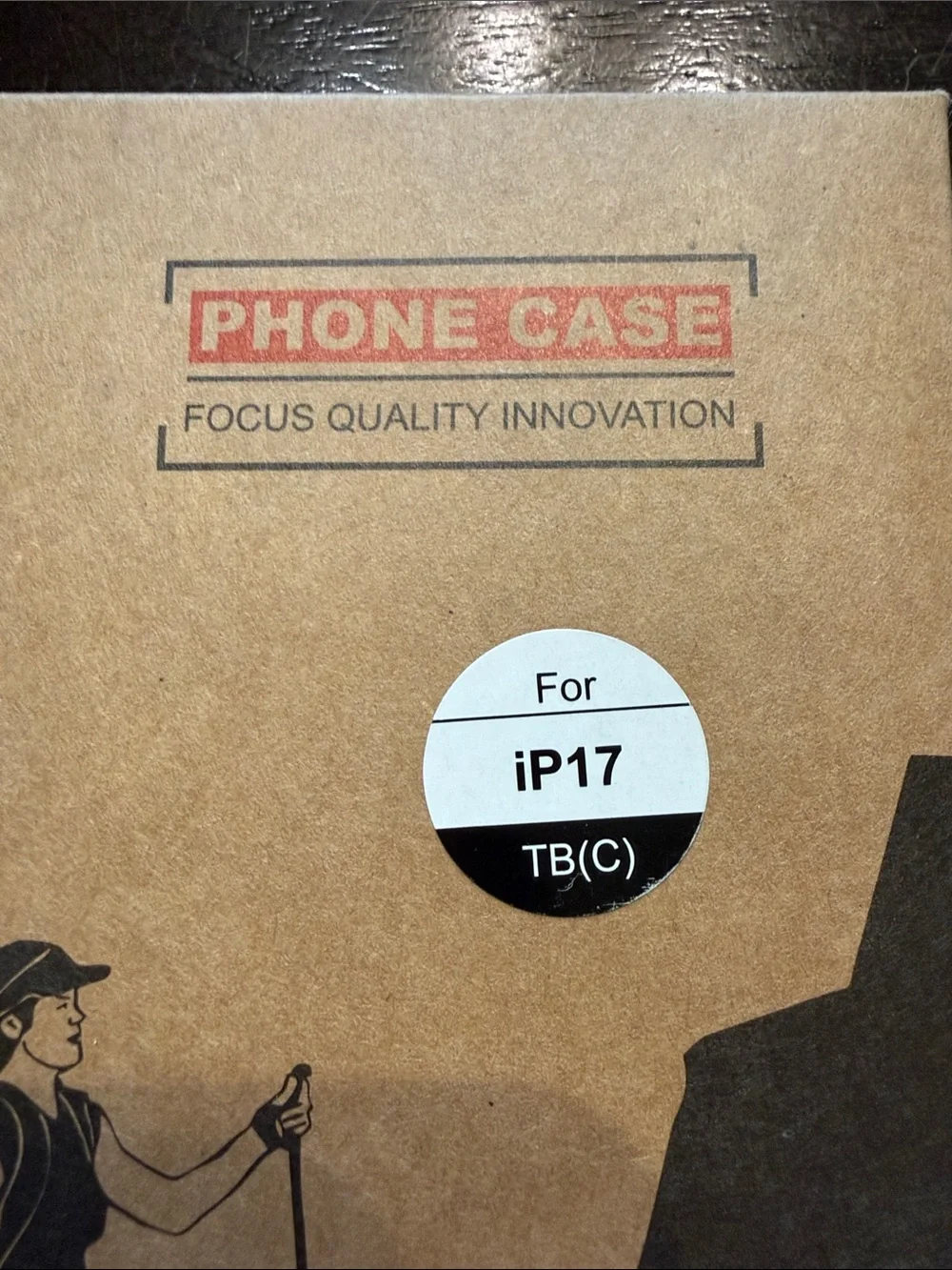 iP17 Black - Rugged Protective I phone Cover